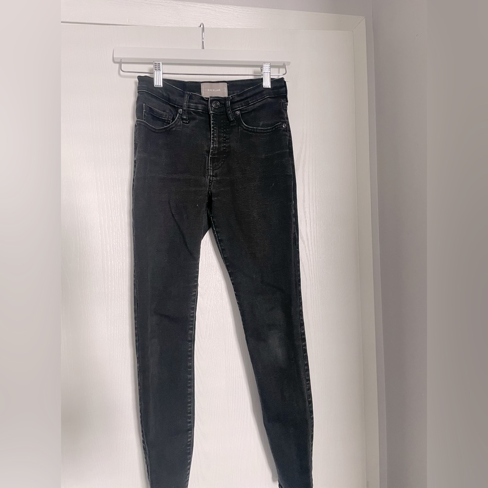 Everlane High-rise Black Skinny Jean